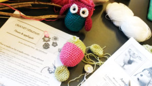 Atelier crochet amigurumi Lans en Vercors - modèle de Sylvie Damey