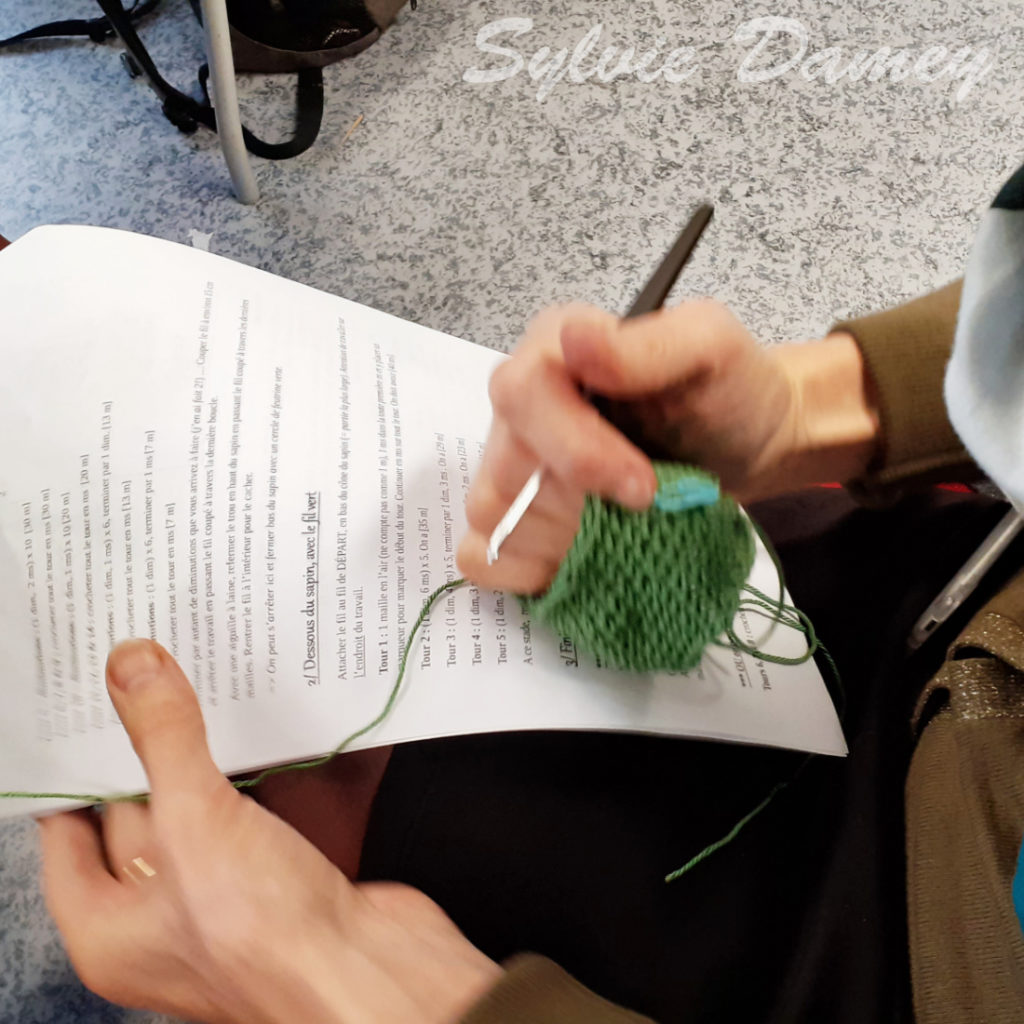 Atelier de crochet débutant, avec Sylvie Damey (Grenoble, Isère)