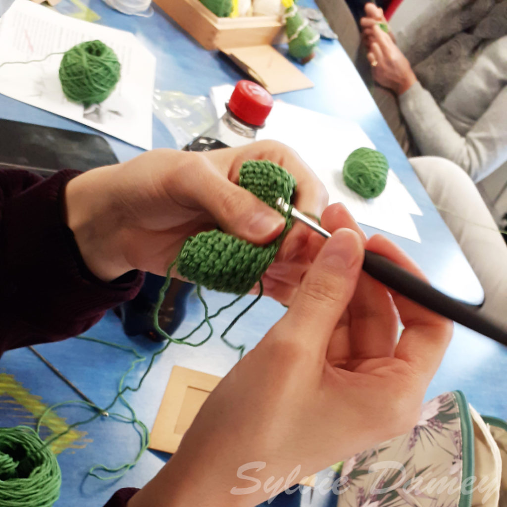 Atelier de crochet débutant avec Sylvie Damey (Grenoble, Isère)